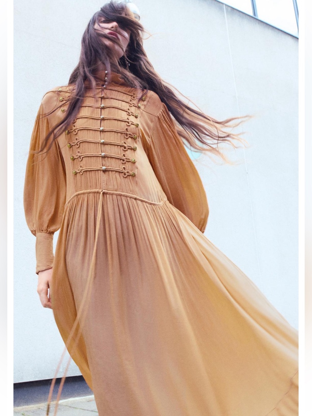Zara COLLECTION LONG FROG
FASTENING DRESS